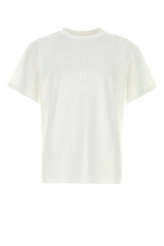26FW MM6 메종마르지엘라 탑 SH2GC0048M20048 101 WHITE