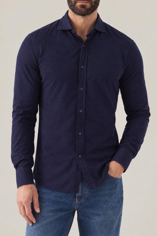  브루넬로 쿠치넬리 셔츠 i302548 NAVY