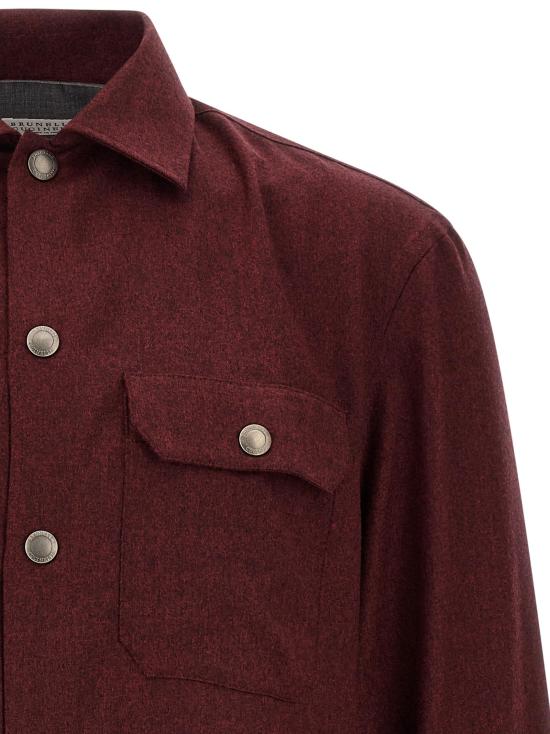 26FW 브루넬로 쿠치넬리 자켓 BR344828BM BORDEAUX - BRUNELLO CUCINELLI