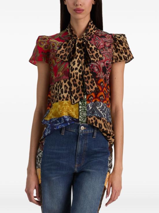 앨리스 앤 올리비아 셔츠 CC608P60005A948 AI26 MULTICOLOR - ALICE & OLIVIA