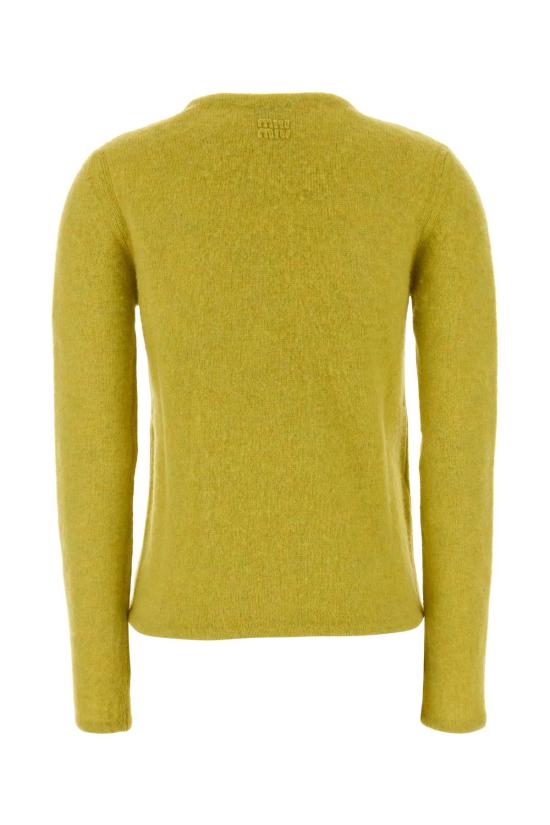 26FW 미우미우 니트웨어 MMF04HSOOO6609 F0V96 YELLOW - MIU MIU