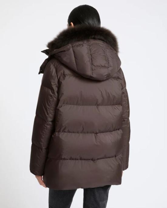 26FW 이브살로몬 패딩 MASTER ULT 010424 MARRON 36 BROWN - YVES SALOMON