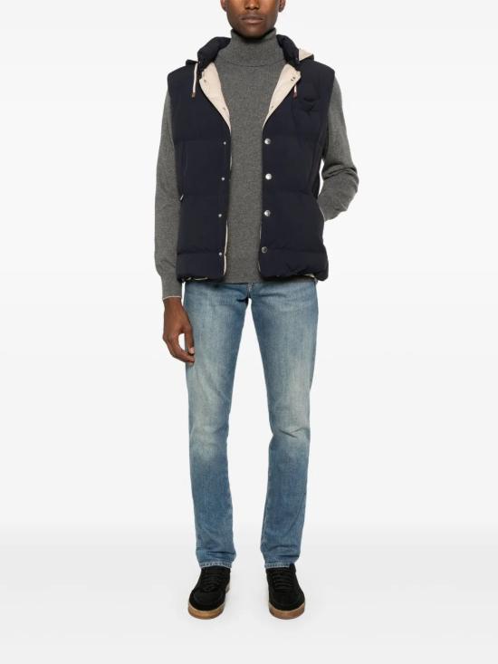  브루넬로 쿠치넬리 스웨터 i299725 GRAY - BRUNELLO CUCINELLI