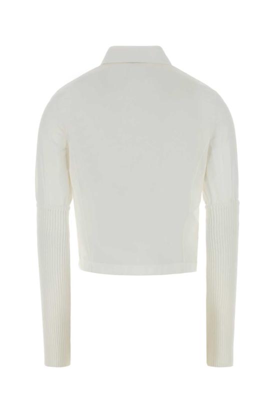 26FW 알라이아 셔츠 AA9C1023T611D 000 WHITE - ALAIA
