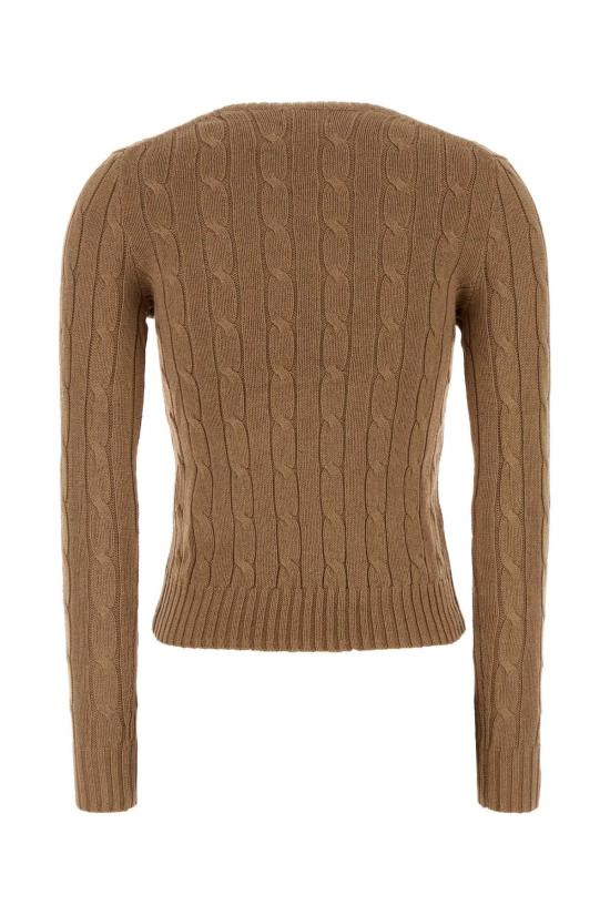 26FW 폴로 랄프로렌 폴로 자수 케이블 니트 스웨터 211971795 002 BEIGE - POLO RALPH LAUREN