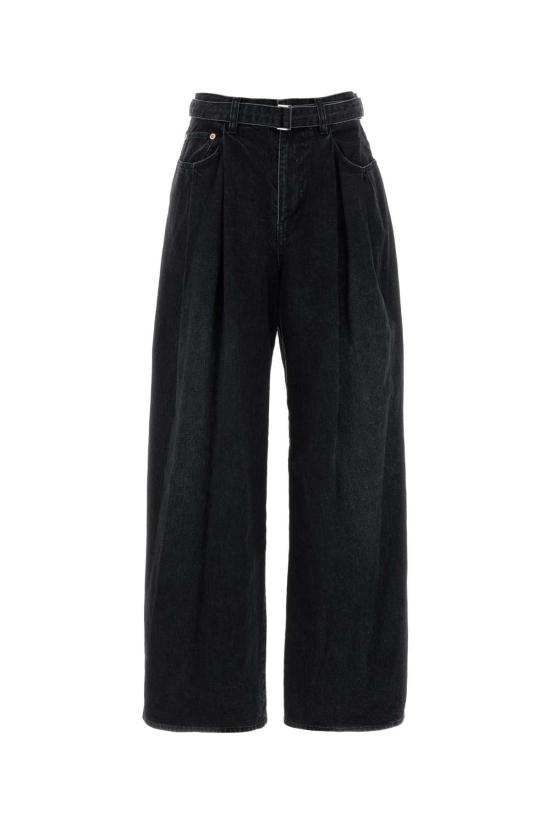 26FW 사카이 데님 팬츠 2608732 001 BLACK