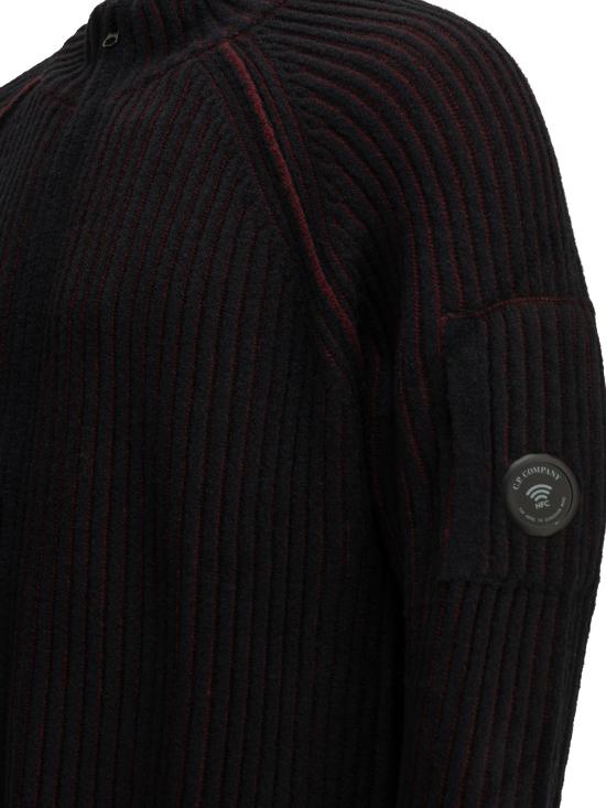 26FW 씨피 컴퍼니 니트웨어 21CMKN300A006170A592 Black - C.P. COMPANY