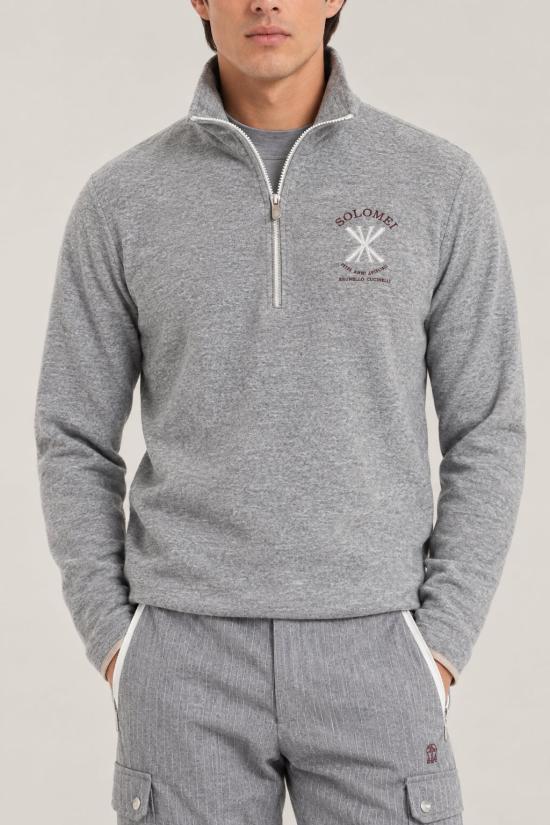  브루넬로 쿠치넬리 스웨터 i303877 GRAY