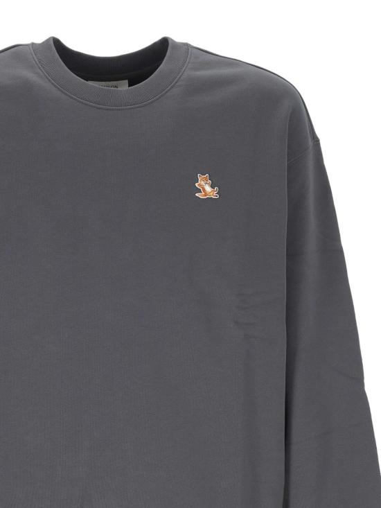  메종키츠네 긴팔 티셔츠 MRMJS14KM03410585 AI26 DARK GREY - MAISON KITSUNE