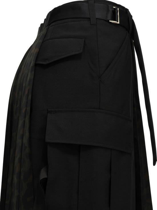 26FW 사카이 스커트 26 08781012 Black - SACAI