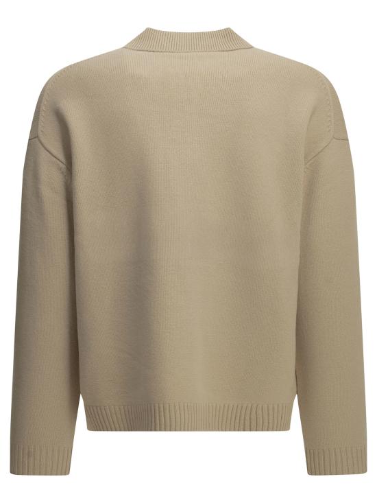 26FW 메종키츠네 니트웨어 MRMKL00KM03290625 Beige - MAISON KITSUNE