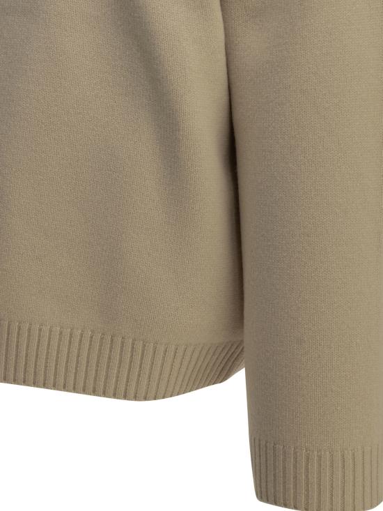 26FW 메종키츠네 니트웨어 MRMKL00KM03290625 Beige - MAISON KITSUNE