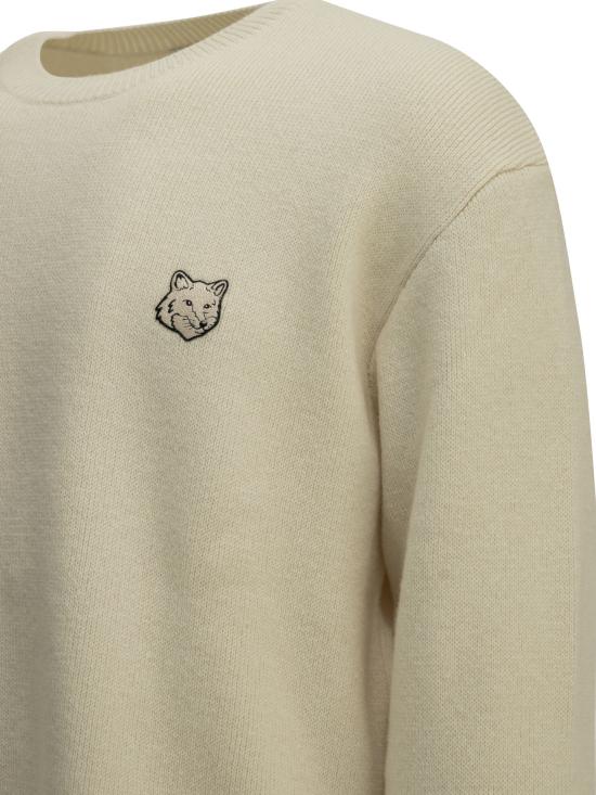 26FW 메종키츠네 니트웨어 MRMKJ15KT11800383 White - MAISON KITSUNE