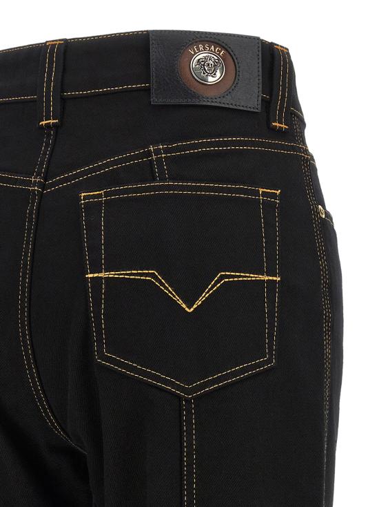  베르사체 데님 팬츠 LD10267501A187781D040 BLACK - VERSACE