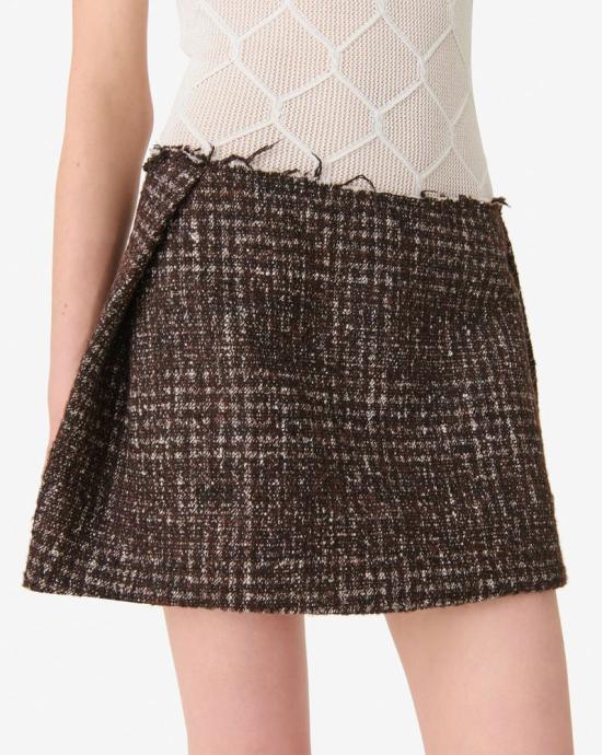  이로 스커트 MASTER ULT 009981 MARRON 36 BROWN - IRO