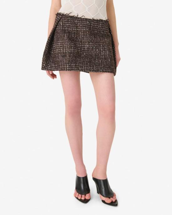  이로 스커트 MASTER ULT 009981 MARRON 36 BROWN - IRO