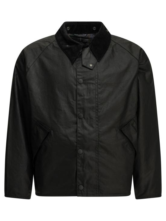 26FW 바버 TRANSPORT 트랜스포트 왁스 재킷 MWX1678MWXBK91 Black
