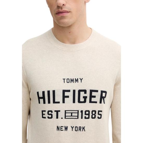 25FW 타미힐피거 긴팔 티셔츠 TO16646402507RO BEIGE - TOMMY HILFIGER