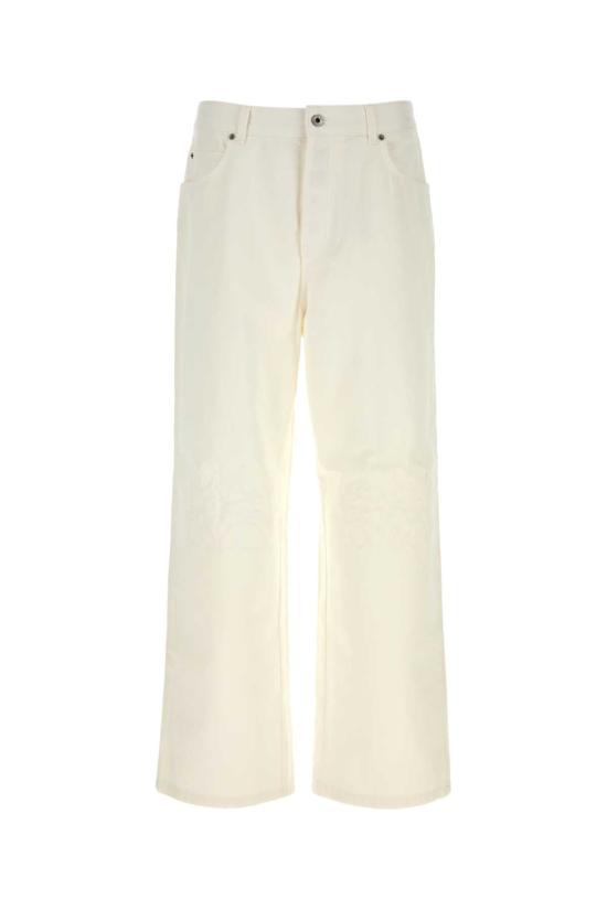 26FW 로에베 데님 팬츠 H526Y11WAT WHITE