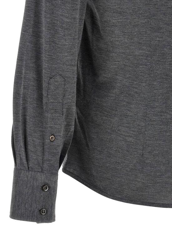  브루넬로 쿠치넬리 셔츠 LDMH8366686C572 GRAY - BRUNELLO CUCINELLI