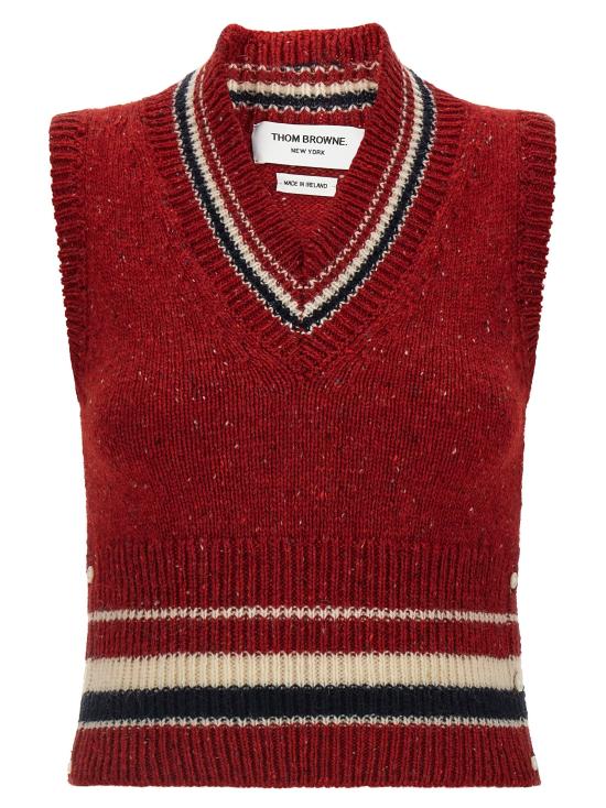 26FW 톰브라운 폴로 티셔츠 TH344531BM RED