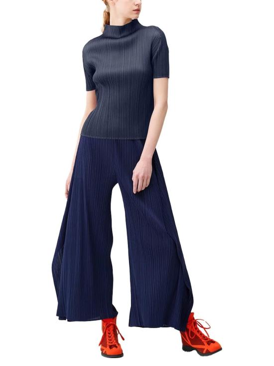  이세이 미야케 블라우스 210000037955 NAVY - ISSEY MIYAKE