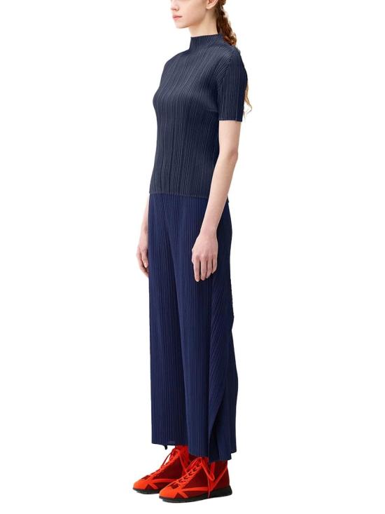  이세이 미야케 블라우스 210000037955 NAVY - ISSEY MIYAKE