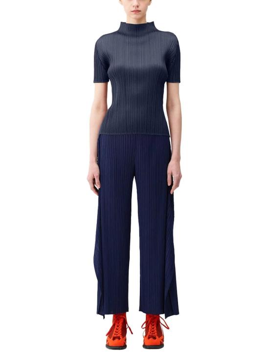  이세이 미야케 블라우스 210000037955 NAVY - ISSEY MIYAKE