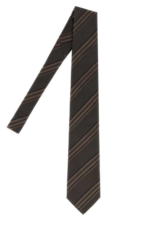 26FW 브루넬로 쿠치넬리 넥타이 MY8600018 C3991 BROWN - BRUNELLO CUCINELLI