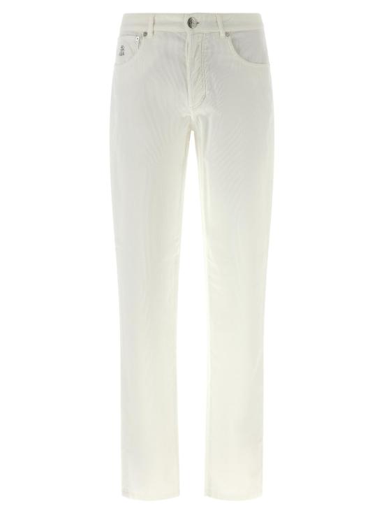 26FW 브루넬로 쿠치넬리 팬츠 BR344832BM WHITE