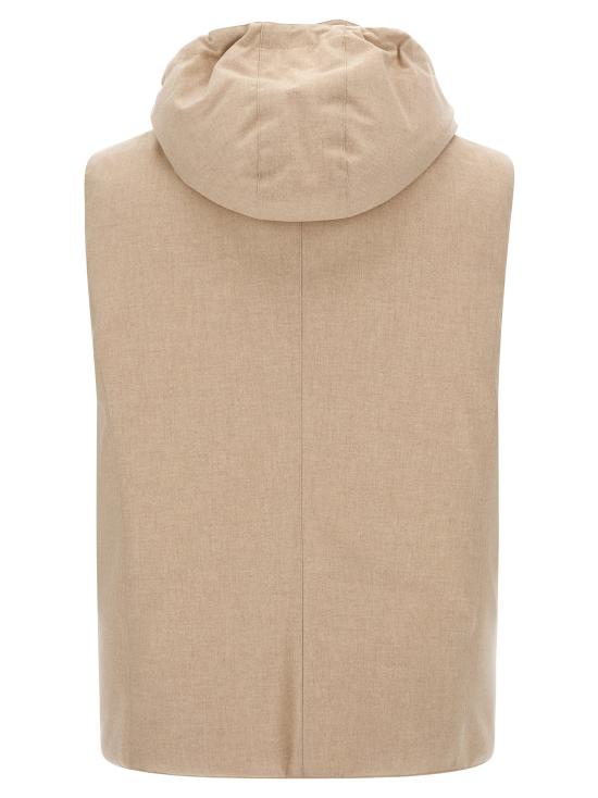 26FW 브루넬로 쿠치넬리 베스트 BR344835BM BEIGE - BRUNELLO CUCINELLI