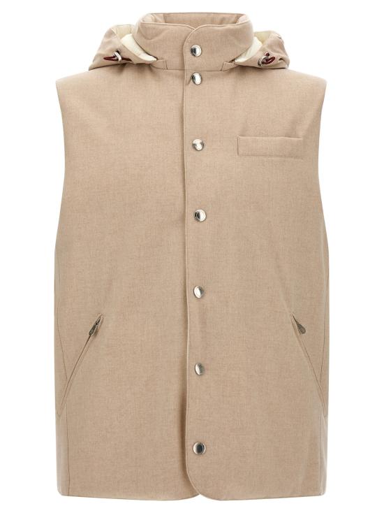 26FW 브루넬로 쿠치넬리 베스트 BR344835BM BEIGE