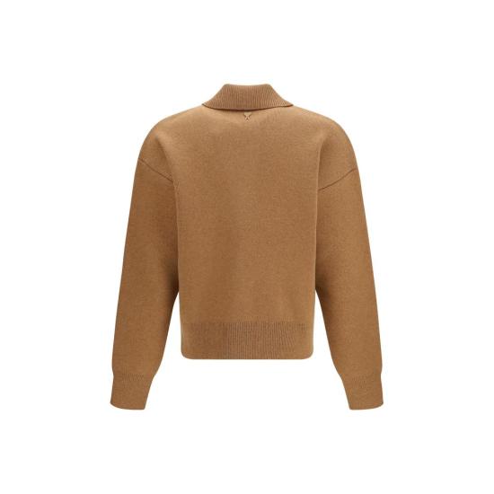 26FW 아미 가디건 AMHKC923KN0192280BB BROWN - AMI