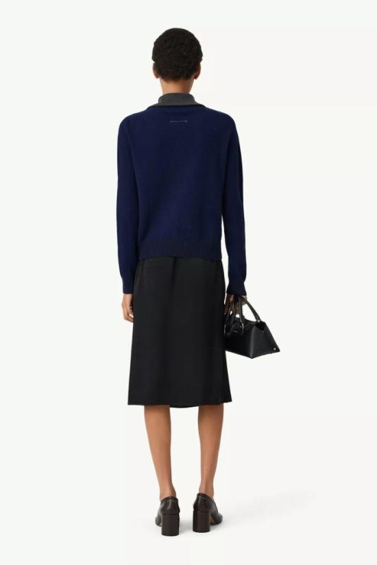 26FW MM6 메종마르지엘라 스웨터 MASTER ULT 010659 BLEU XS NAVY - MM6 MAISON MARGIELA