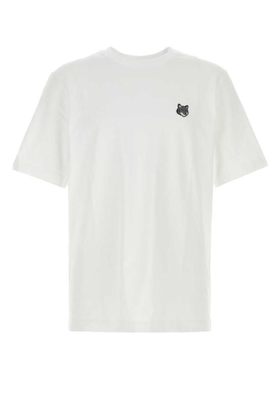 26FW 메종키츠네 폭스 헤드 컴포트 티셔츠 PM00108KJ7025 P100 WHITE