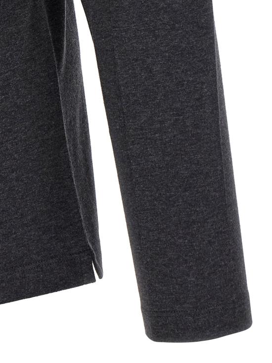  브루넬로 쿠치넬리 탑 LDM0B131366C8127 CHARCOAL - BRUNELLO CUCINELLI