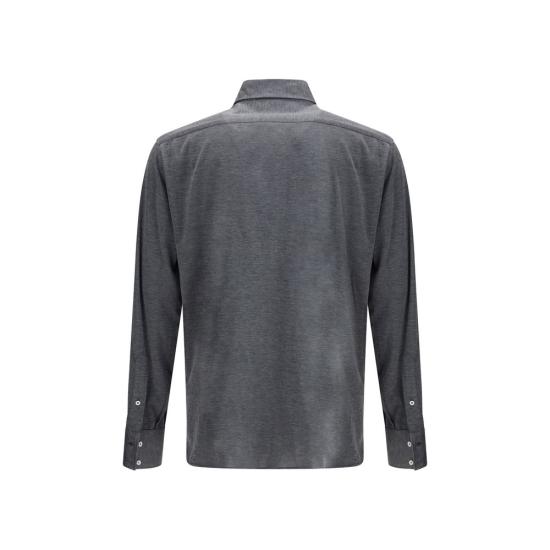 26FW 브루넬로 쿠치넬리 셔츠 BRMH8366686C572BB GRAY - BRUNELLO CUCINELLI