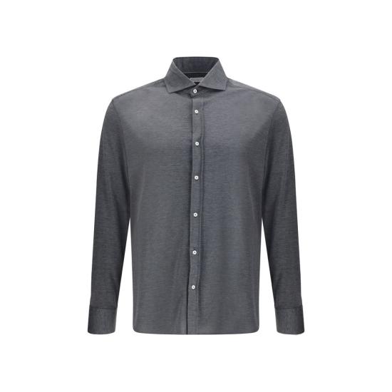 26FW 브루넬로 쿠치넬리 셔츠 BRMH8366686C572BB GRAY