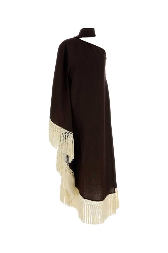 26FW 톨러 마르모 원피스 TMPF2664154 CHOCOLATEIVORY BROWN
