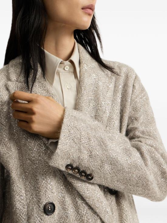 26FW 브루넬로 쿠치넬리 수트 자켓 MA1567255 CTB74 BEIGE - BRUNELLO CUCINELLI