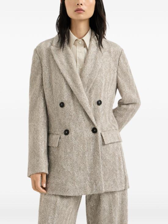 26FW 브루넬로 쿠치넬리 수트 자켓 MA1567255 CTB74 BEIGE - BRUNELLO CUCINELLI