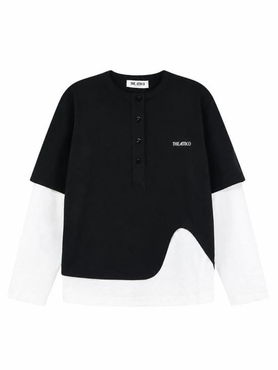 26FW 디 아티코 반팔 티셔츠 261WCT00365JJJ025AA 414 BLACK WHITE
