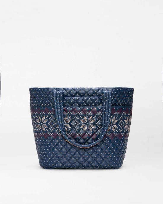  엠지 월리스 토트백 Mz Wallace Medium Metro Tote Deluxe Fair Isle - MZ WALLACE