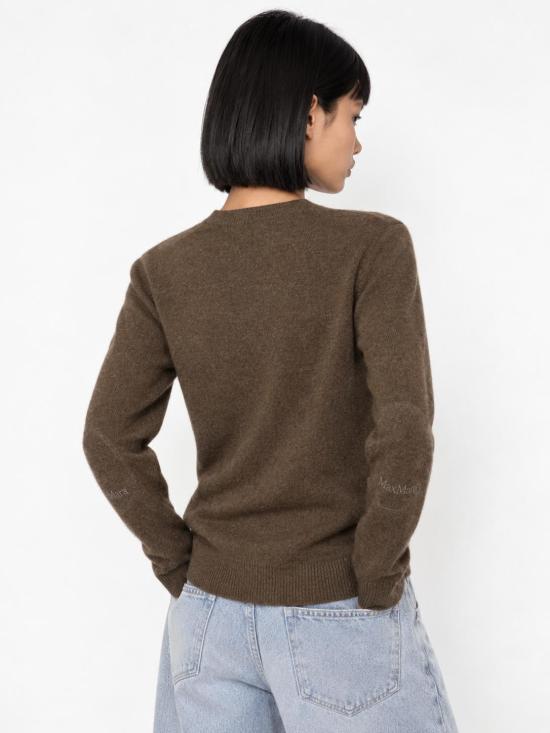 26FW 에스막스마라 반팔 티셔츠 2629366143SMMVOLIERA 002 MARRONE - 'S MAX MARA
