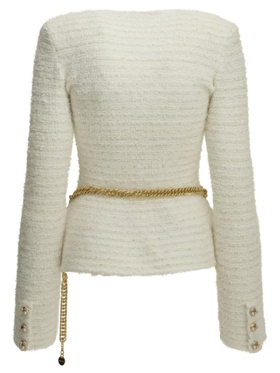 26FW 셀프 포트레이트 스웨터 SC26 059C CCREAM White - SELF PORTRAIT