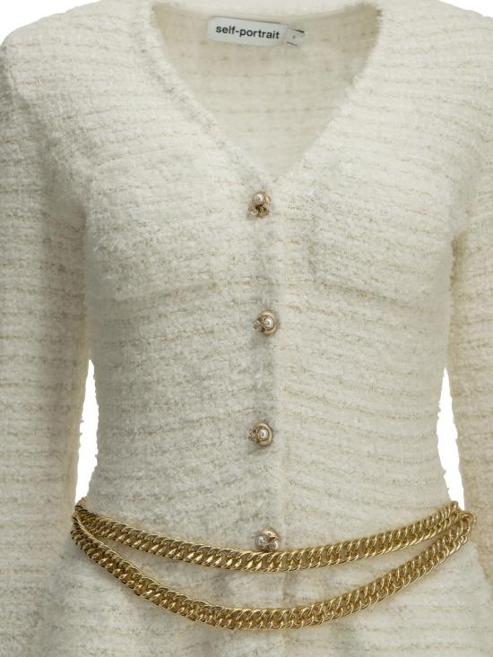 26FW 셀프 포트레이트 스웨터 SC26 059C CCREAM White - SELF PORTRAIT