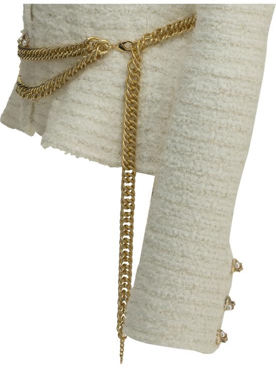 26FW 셀프 포트레이트 스웨터 SC26 059C CCREAM White - SELF PORTRAIT