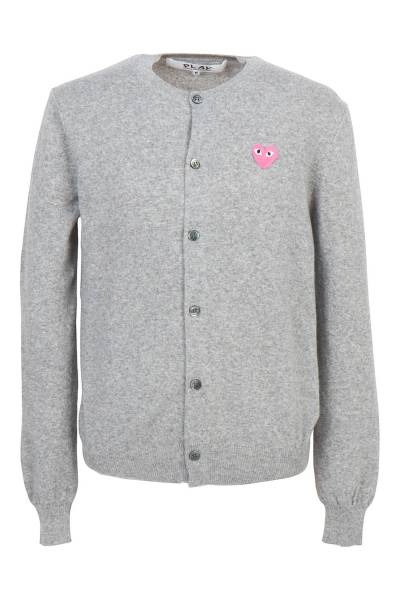 26FW 꼼데가르송 가디건 AX N098 051 2 LIGHT GREY DOM