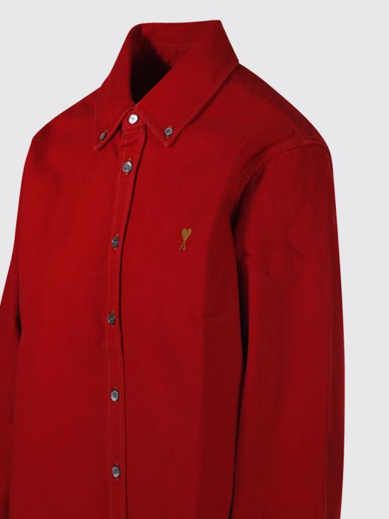 26FW 아미 데님 셔츠 USH786DE0133 A186 Red - AMI