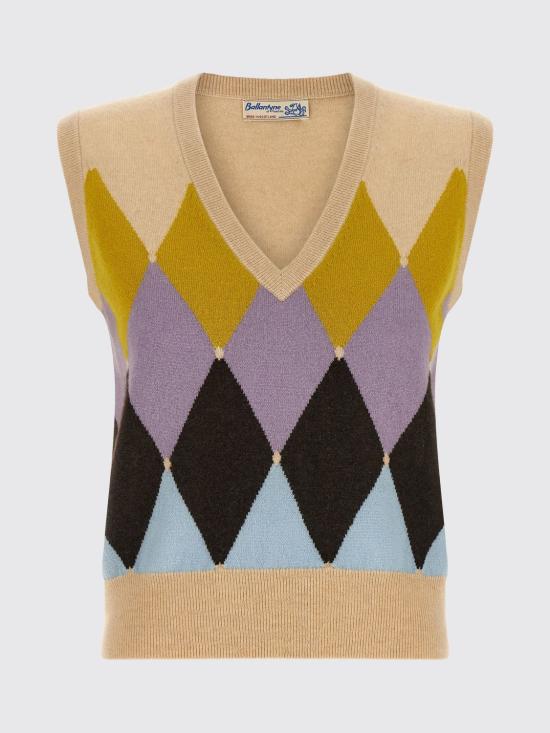 26FW 발렌타인 베스트 B1S08712KA8 94068 Beige - BALLANTYNE